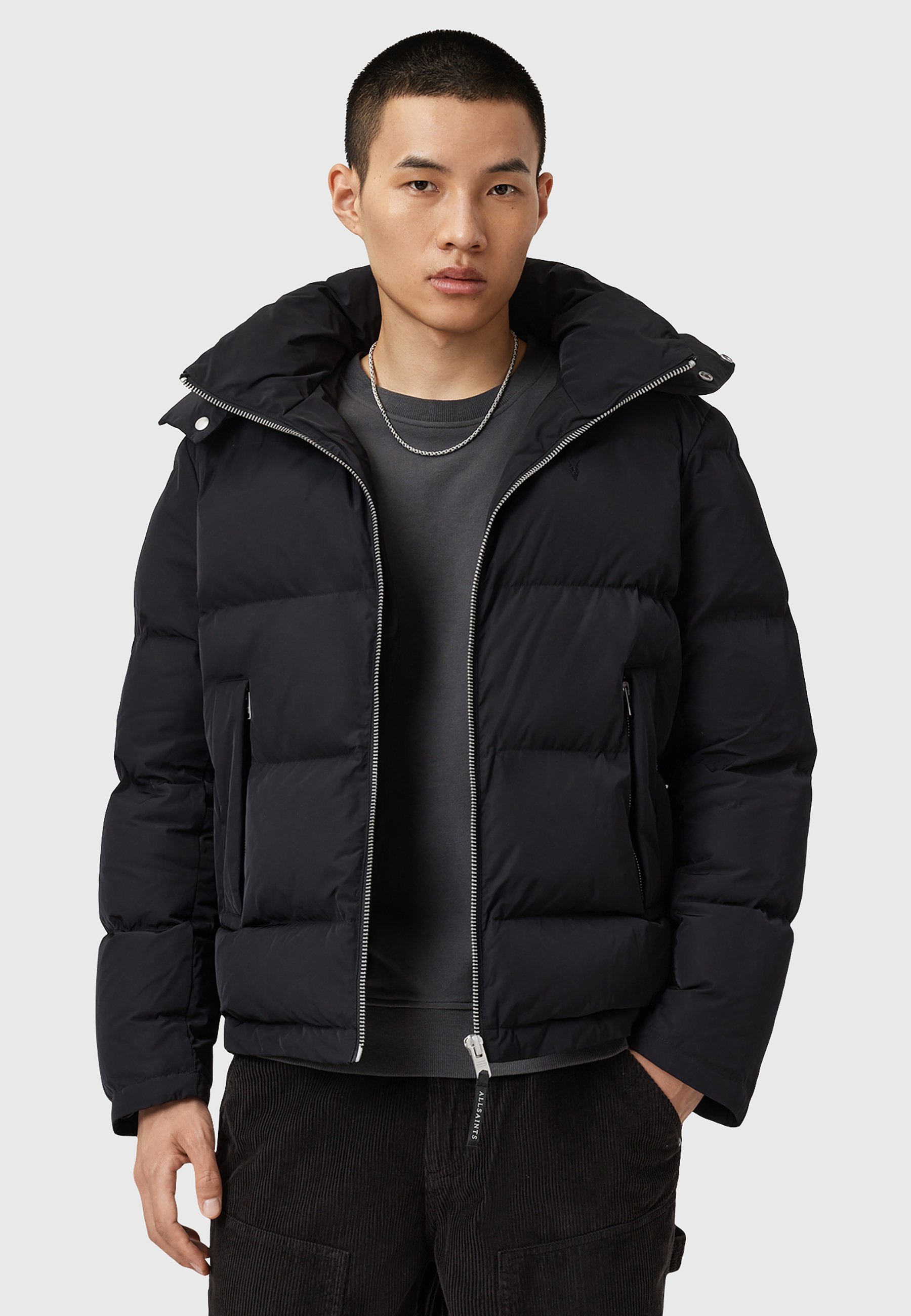 AllSaints MARLO PUFFER - Winter jacket - onyx black/black - Zalando