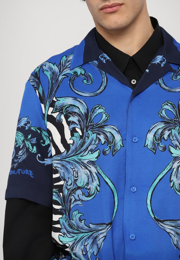 PAN ZEBRA BAROCCO - Shirt - blu2