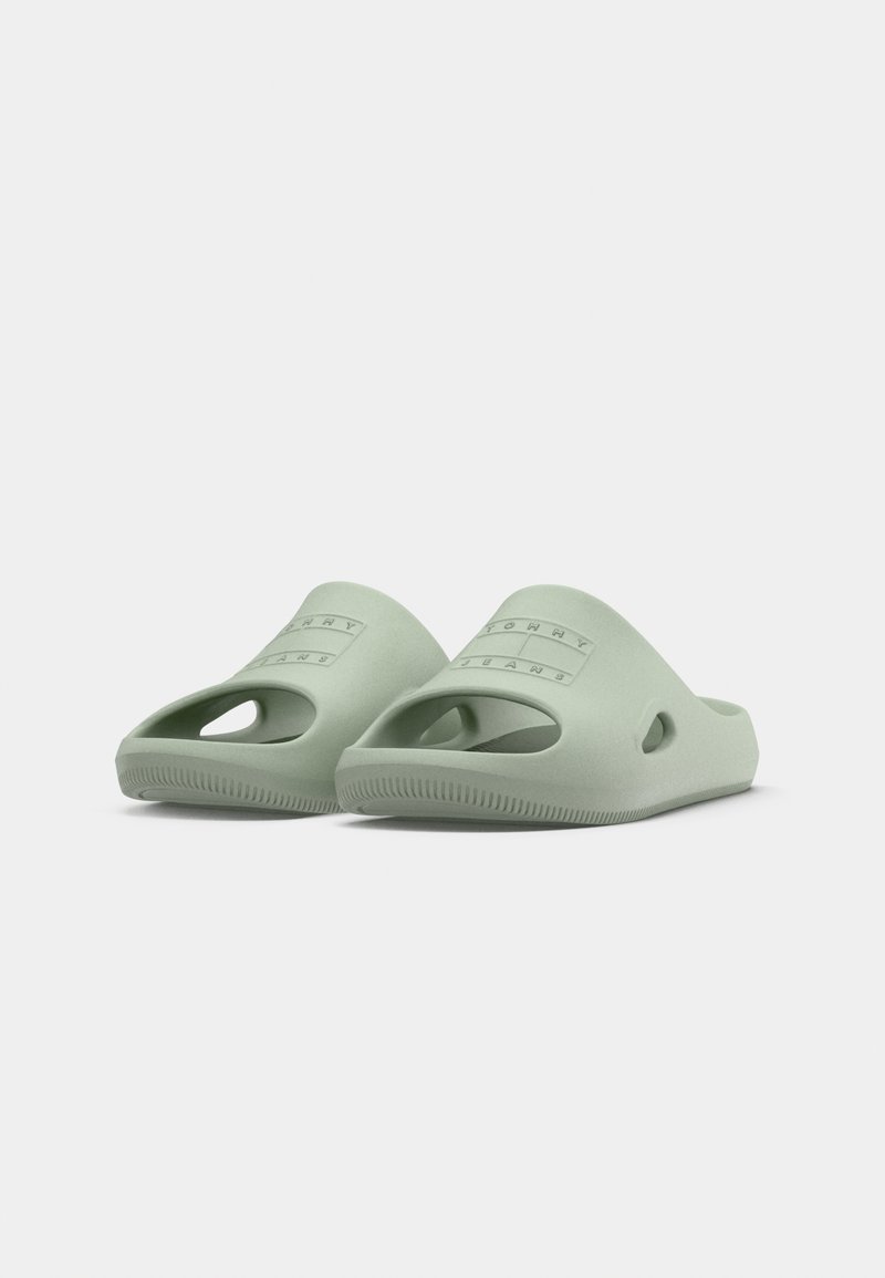 Tommy Jeans SPORTY POOL SLIDE - Pantofle - misty sage