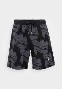 SWANS DISTORT SWIM TRUNK - Fürdőnadrág - black