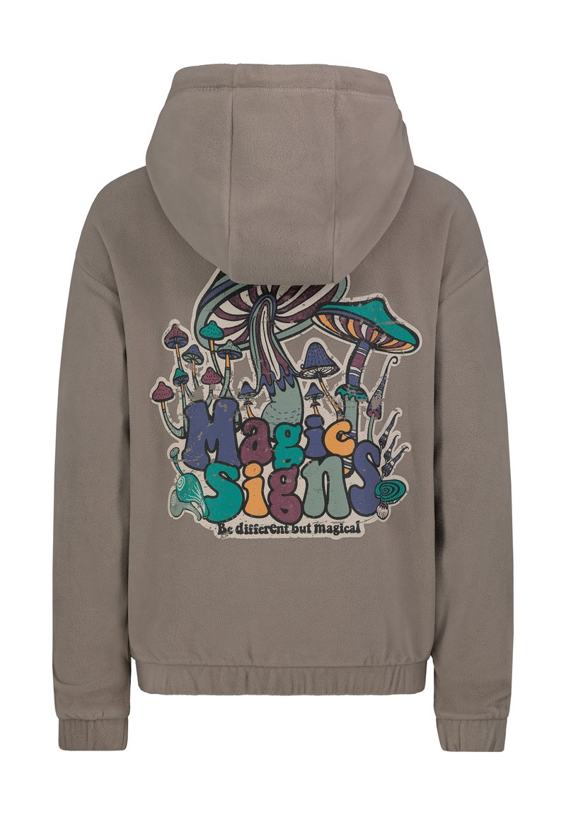 Sublevel MIT BACKPRINT Hoodie brown Zalando