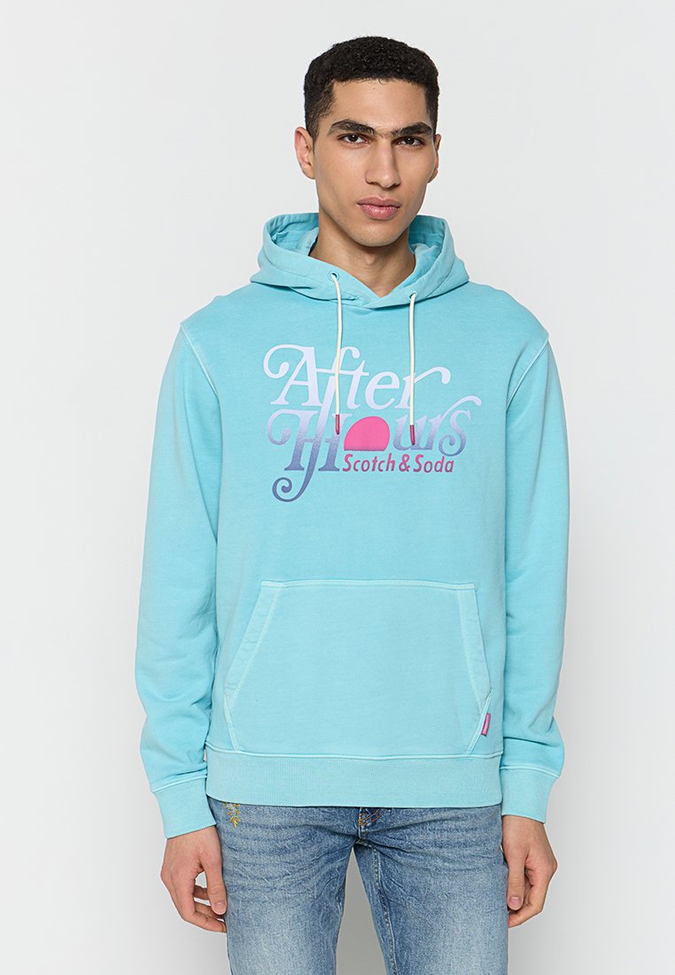 Scotch & Soda Hoodie lichtblauw Scotch & Soda Hoodie lichtblauw