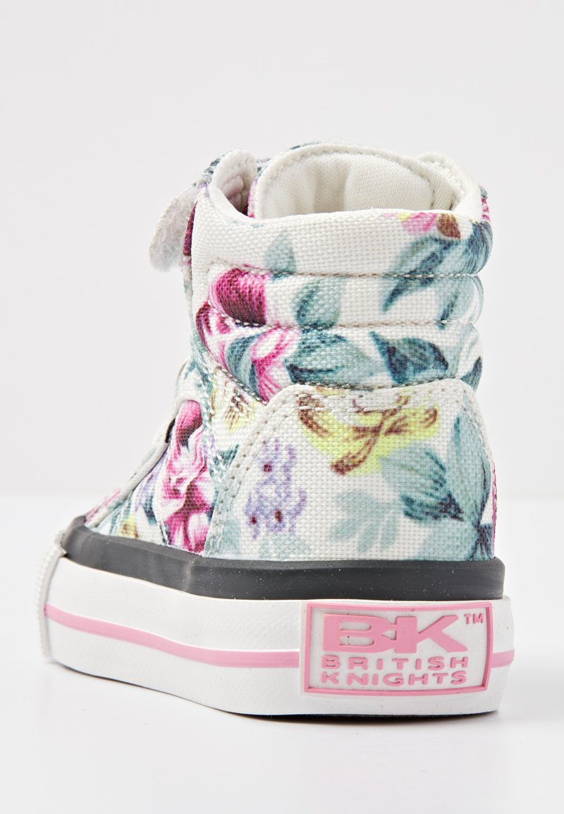 Kinder Sneaker | British Knights DEE Sneaker high white flower/weiß - RP39983 Kinder Sneaker | British Knights DEE Sneaker high white flower/weiß - RP39983