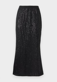 ARIANA SKIRT - Saia lápis - black shimmer