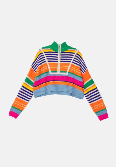 STAUD CROPPED HAMPTON - Neule - multi bayadere