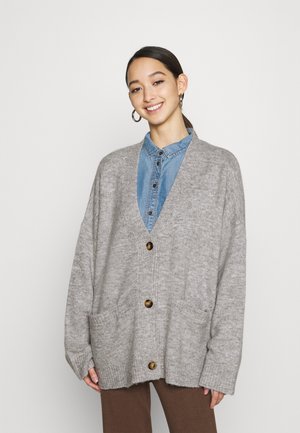 BOBBI - Cardigan - grey melange