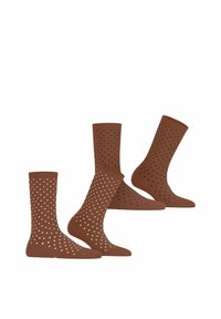Esprit FINE DOT 2-PACK - Socken - rosewood
