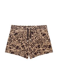 Juicy Couture JUICY HIBISCUS EVE SHORTS - Pantaloni sportivi - botanical brown aop