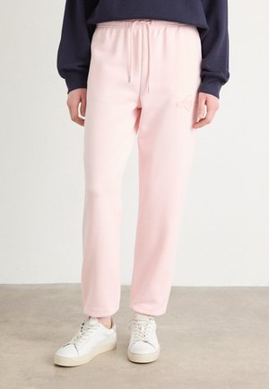 GANT TONAL SHIELD - Tracksuit bottoms - salmon