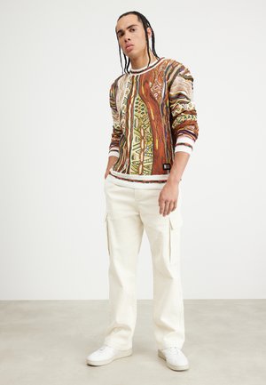 On Vacation ICON OVERSIZED KNIT SWEATER Maglione white/bianco