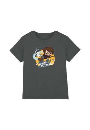 Cotton Soul, HARRY POTTER HARRY POTTER CHIBI ON BROOMSTICK UNISEX - T-Shirt print - anthracite