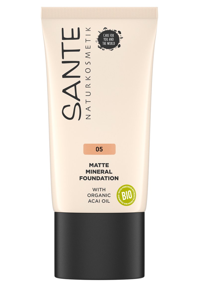 Sante MATTE MINERAL FOUNDATION Foundation 05 warm honey/goudkleurig