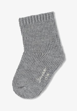 Sterntaler BABY-S�CKCHEN WOLLE UNI - Socken - silber melange