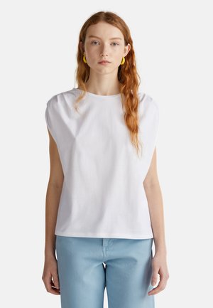 United Colors of Benetton STRAIGHT - Basic T-shirt - white