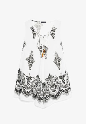 Fiorella Rubino, TOP CON STAMPA - Blouse - bianco