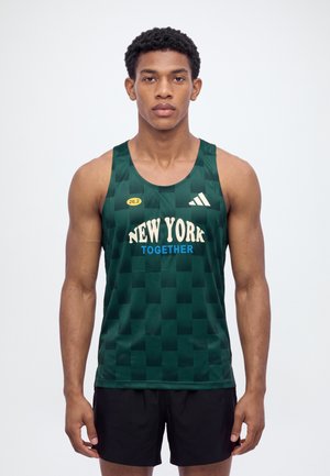 adidas Performance, ADIZERO - Топ - collegiate green/aurora ivy