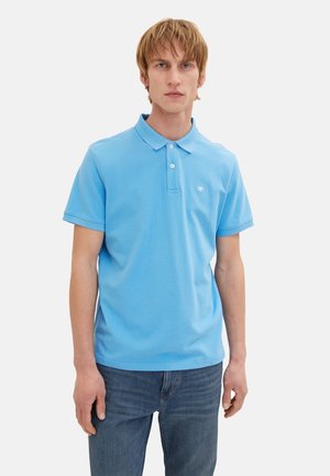 TOM TAILOR, BASIC POLO WITH CONTRAST - Polo - hellblau