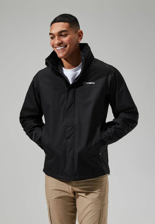 Berghaus Giacca Invernale Uomo Hydroloft Polyball | Jet Black Taglia L | Leggera E Pieghevole Con Cappuccio