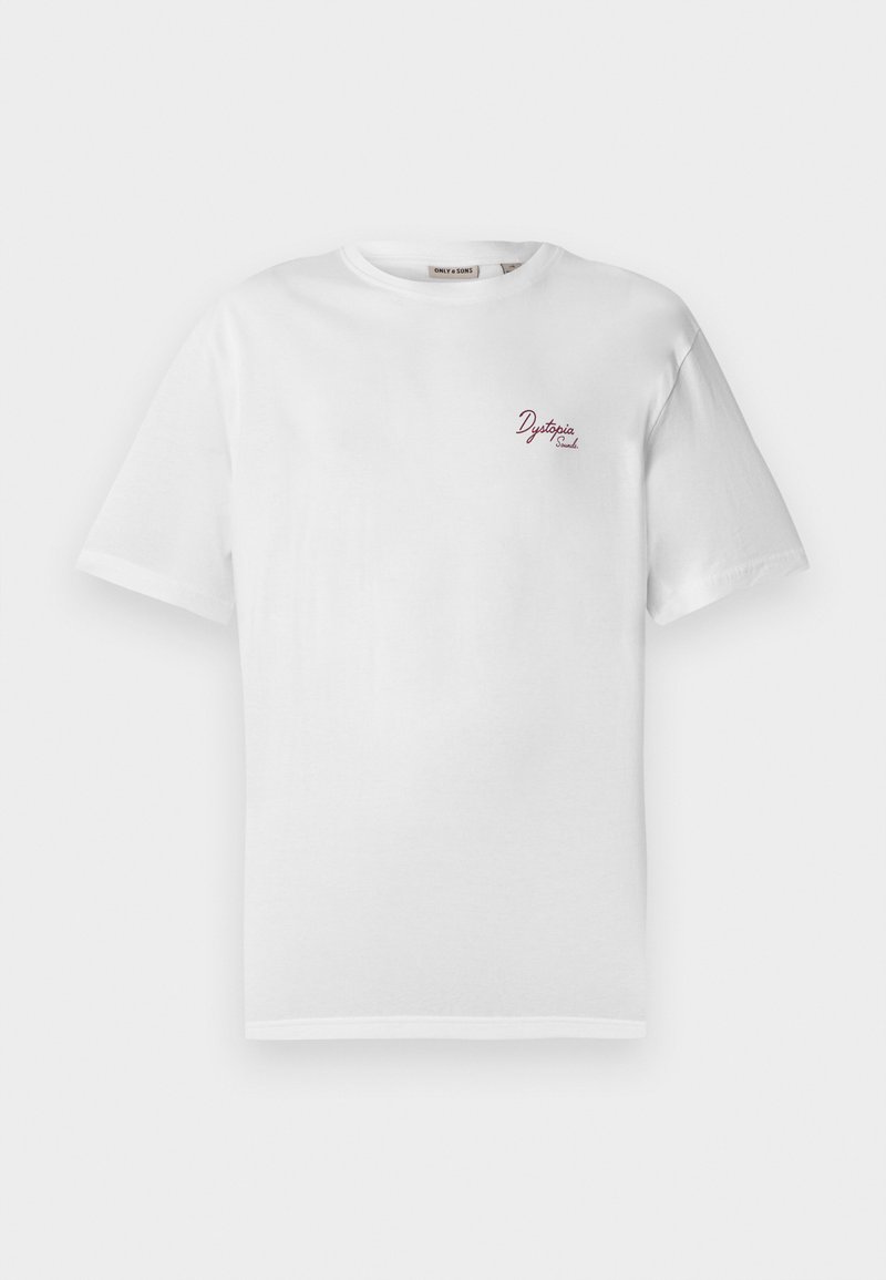 Only & Sons T-shirt print wit