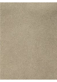 Tessuto a trama beige con una superficie testurizzata, caratterizzato da un pattern a griglia. Un materiale resistente adatto a diverse applicazioni.