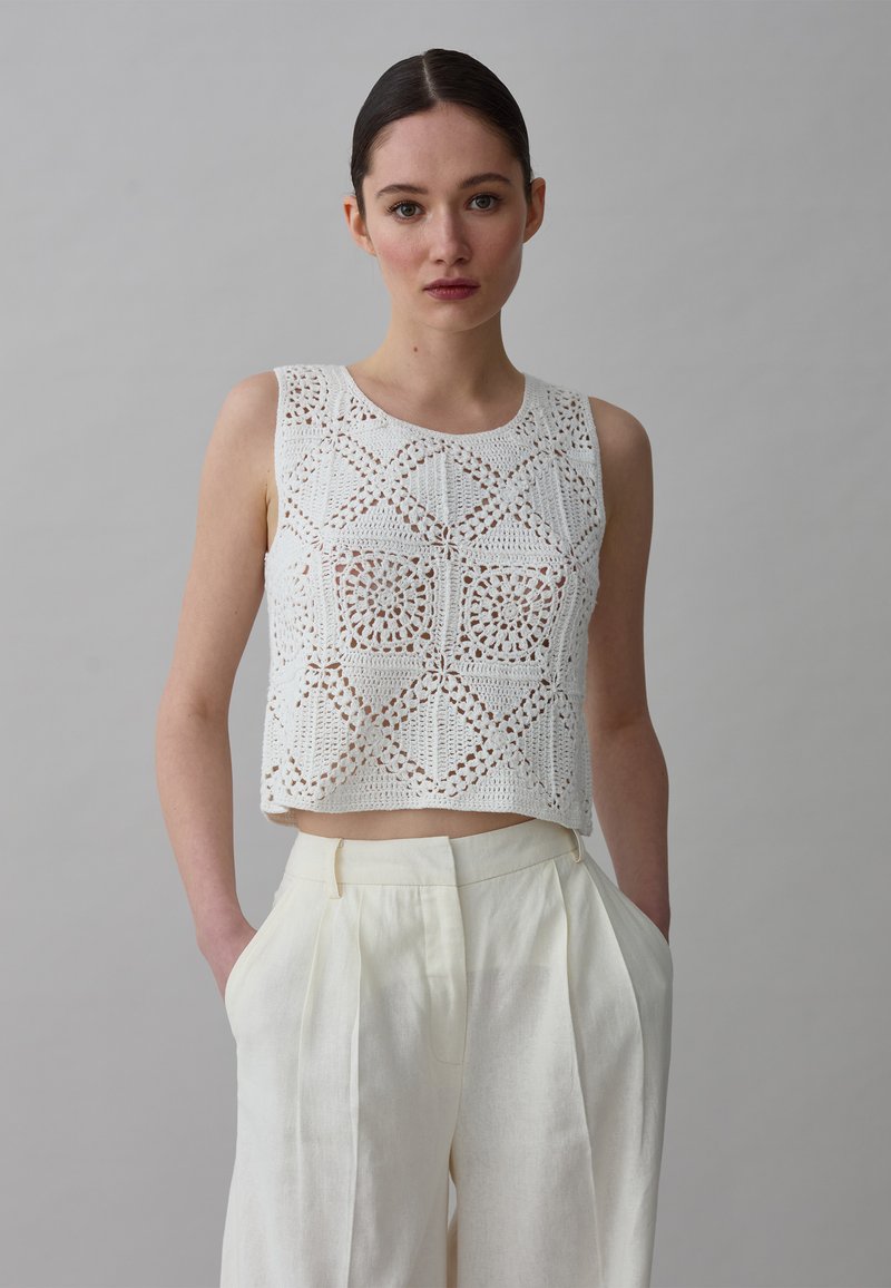 PIOMBO CONTEMPORARY Débardeur optical white/blanc ZALANDO.FR