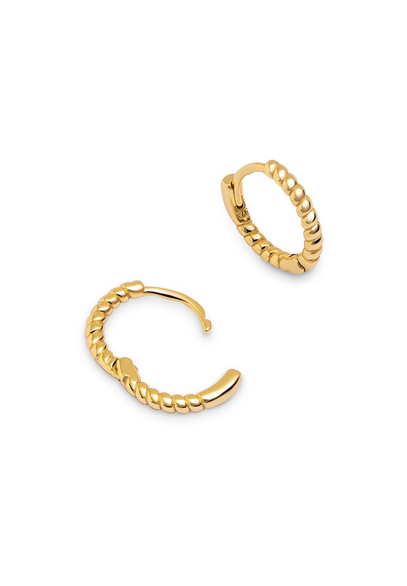Orecchini A Fiocco In Argento 925 Con Placcatura Oro 18K - 1 Paio, Design Elegante E Leggero