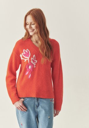 KEI - Svetrík - orange