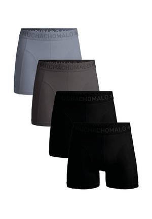 4-PACK SOLID - Boxer aderenti - black grey