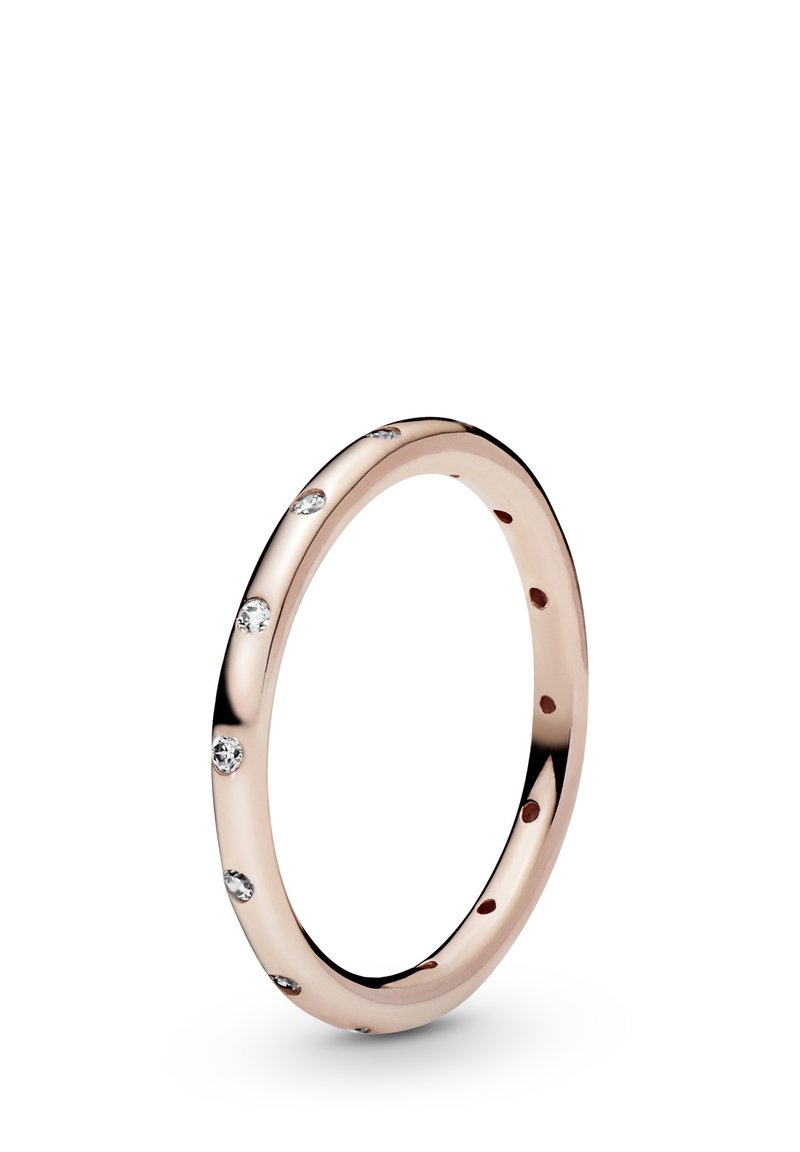 Pandora SIMPLE SPARKLING - Ring - rose gold plated
