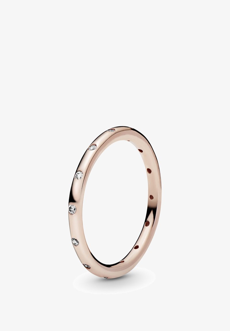 Pandora SIMPLE SPARKLING - Ring - rose gold plated
