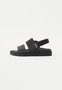 Calvin Klein - FLAT SANDAL EYELET - Sandali - black Immagine in miniatura 1