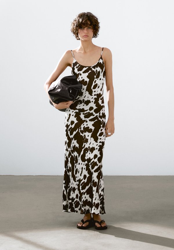 MIDI FLARED SKIRT ANIMAL PRINT 05202893 - A-line skirt2