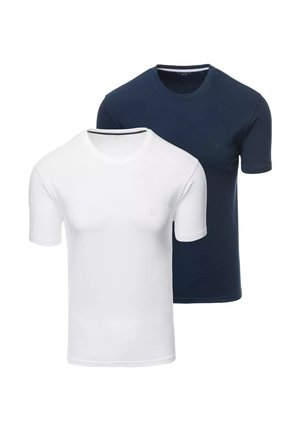 PACK OF 2 - T-Shirt basic - white and navy