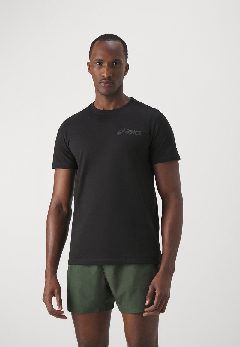 ASICS - CHEST LOGO TEE - Športne majice - performance black/graphite grey, Povečajte