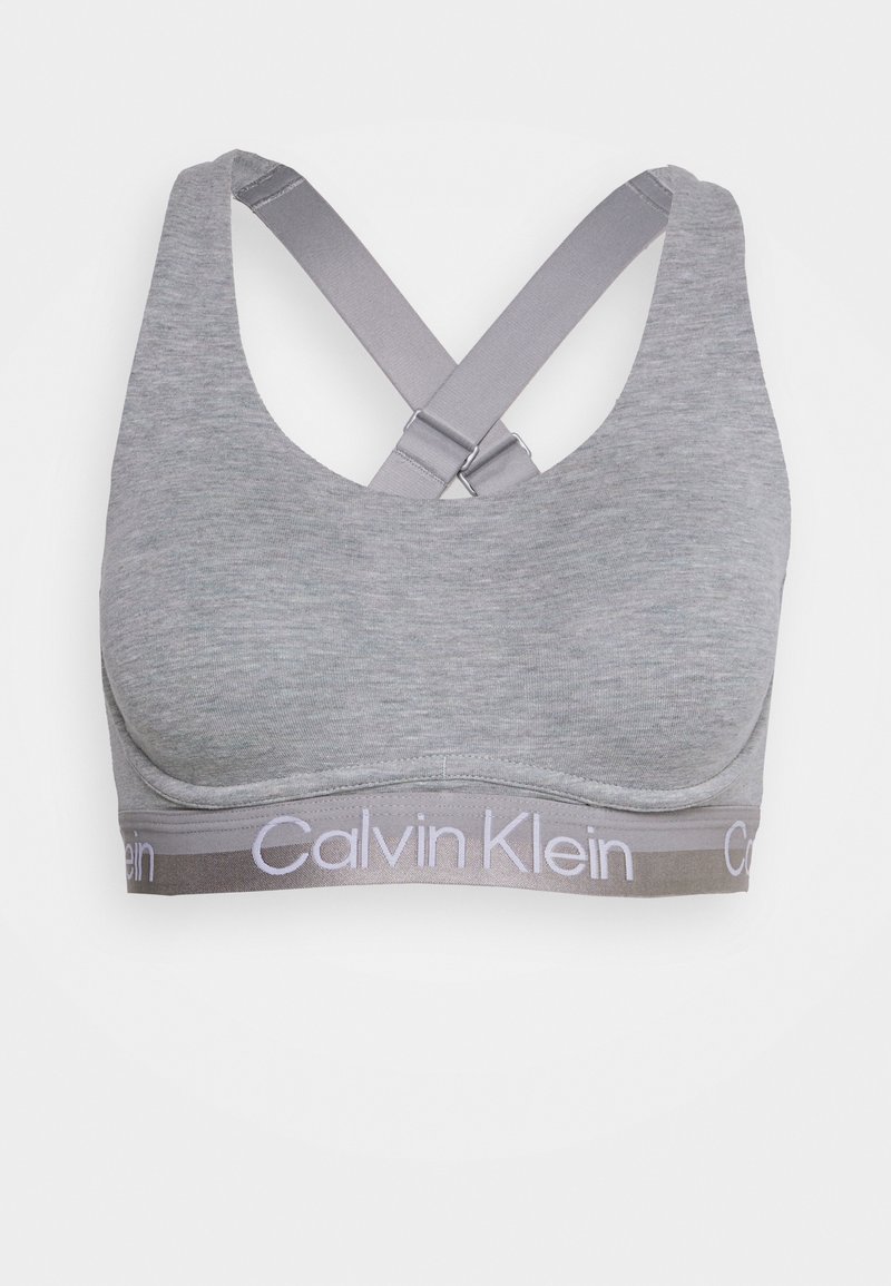 Calvin Klein Underwear MODERN STRUCTURE UNLINED BRALETTE - - grey heather/gris - Zalando.es
