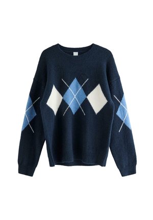 Lindex, LINDEX KNITTED JUMPER WITH LONG SLEEVES LINDEX - Pullover - dark navy