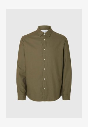 Selected Homme SLIMOWEN-BRUSHED NOOS - Shirt - khaki