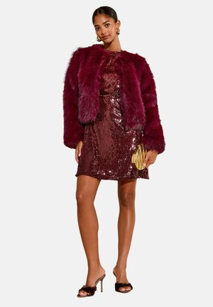 COLLARLESS - Winterjacke - burgundy red