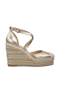 Escarpins Hauts Bronze Top Shop - Talons Aiguilles Très Hauts (plus De 10 Cm), Cuir, Taille UK 6 - Occasion