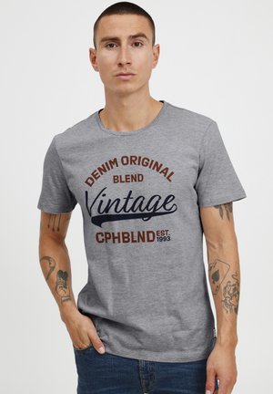 BHERWIN - T-shirt med print - stone mix