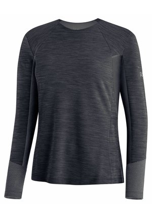 Top s dlouhým rukávem - black