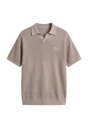Pegador, ERNEN STRUCTURED - Polo - warm taupe