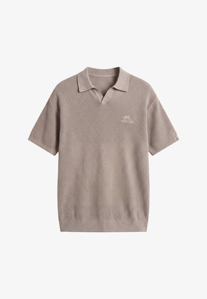 Pegador, ERNEN STRUCTURED - Polo - warm taupe