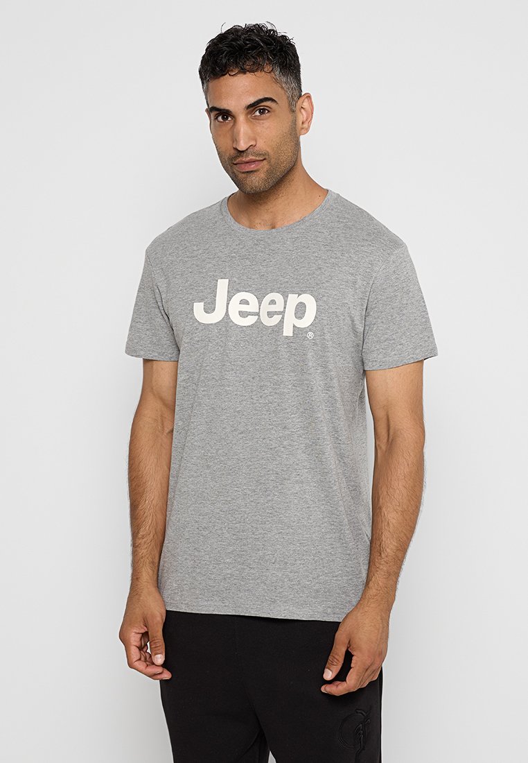 Jeep T-shirt print grijs