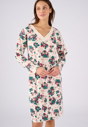 Camisón - beige fleuri