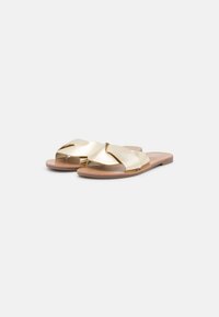 Even&Odd Pantofle - gold-coloured