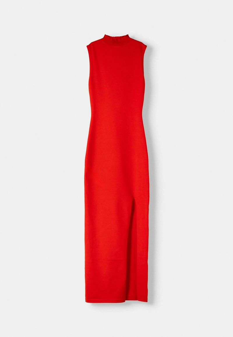 Bershka Gebreide jurk rood