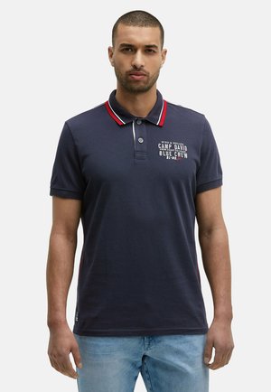 MIT LOGO-STICKEREI - Polo shirt - blue navy
