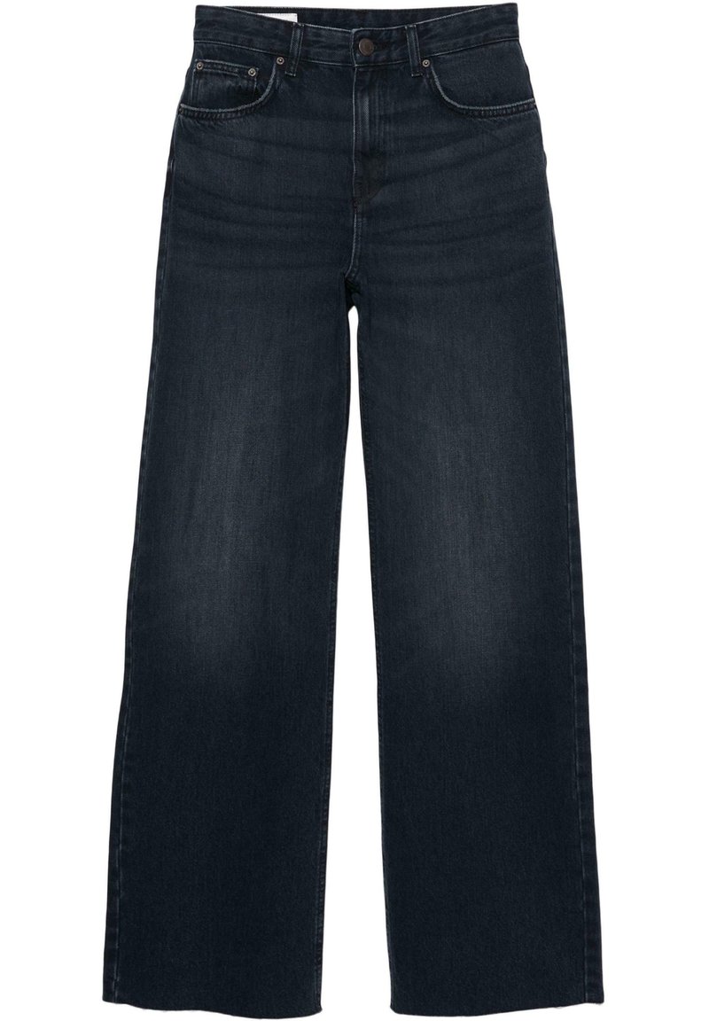 PULL&BEAR HIGH WAIST Straight leg jeans dark blue Zalando