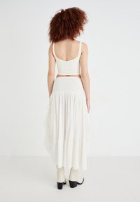 Free People PRAIRIE CONVERTIBLE SKIRT - Maxiskjørt - whisper white